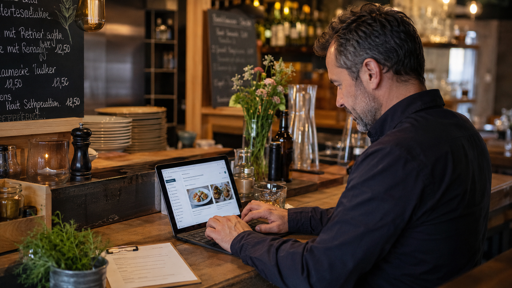 Gastro-Homepage mit digitaler Speisekarte: Was Betriebe im Alltag wirklich brauchen
