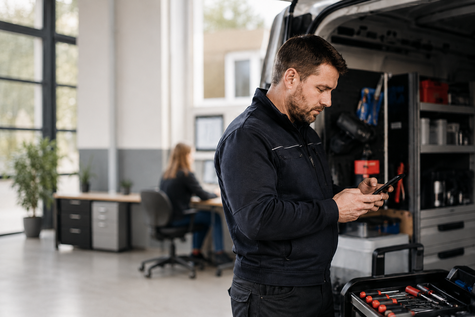Vom Einsatz zur Büro-Übergabe: Weniger Nachfragen im Handwerksbetrieb
